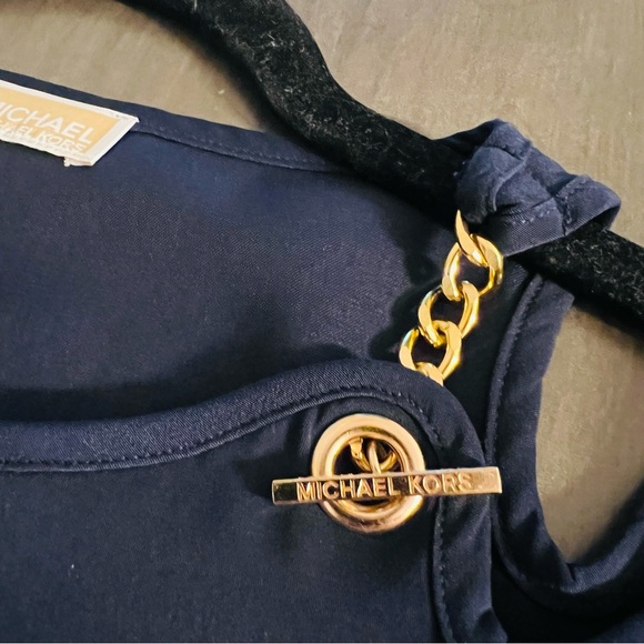 NWT Michael Kor Midnight Blue Top - Picture 4 of 8